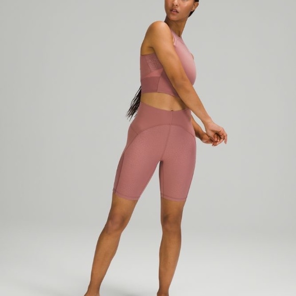 Lululemon Nulu and Mesh Yoga Tank Top Spiced Chai - Picture 4 of 9